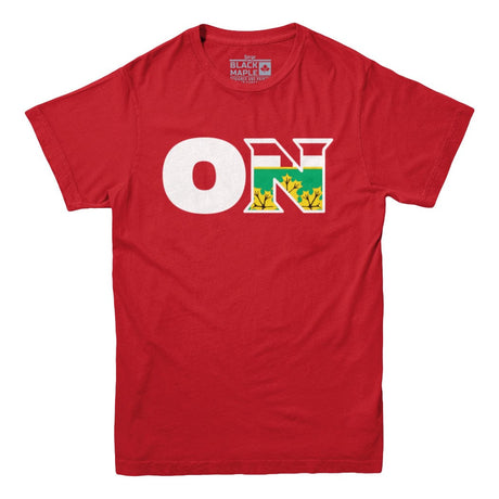 Ontario ON Provincial Proud Unisex Red Tee