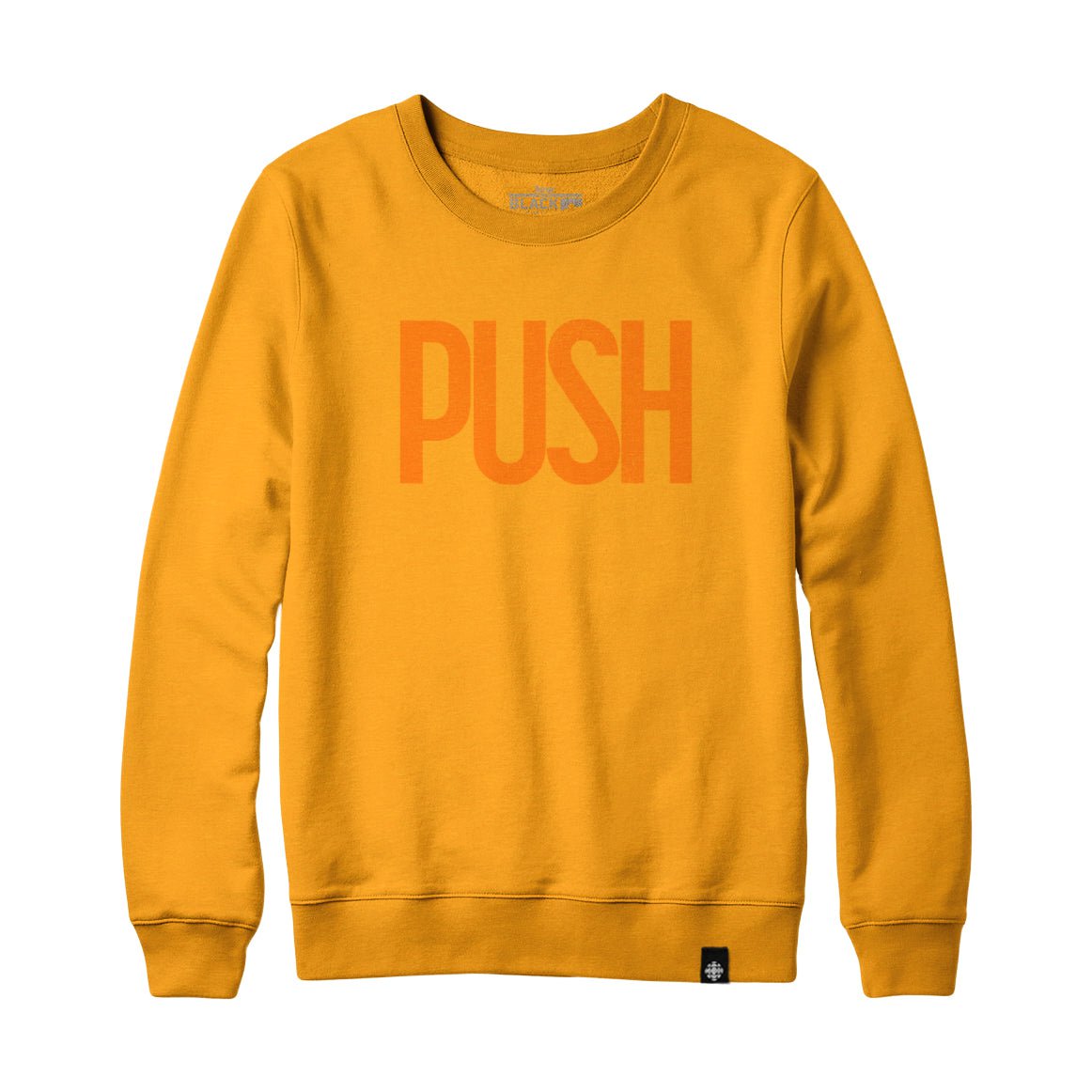 PUSH Tone on Tone Logo Sweatshirt and Hoody