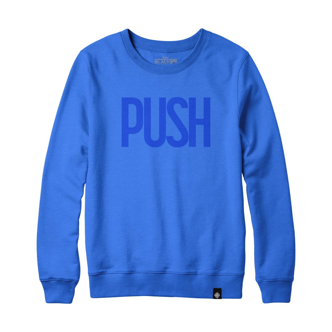 PUSH Tone on Tone Logo Sweatshirt and Hoody
