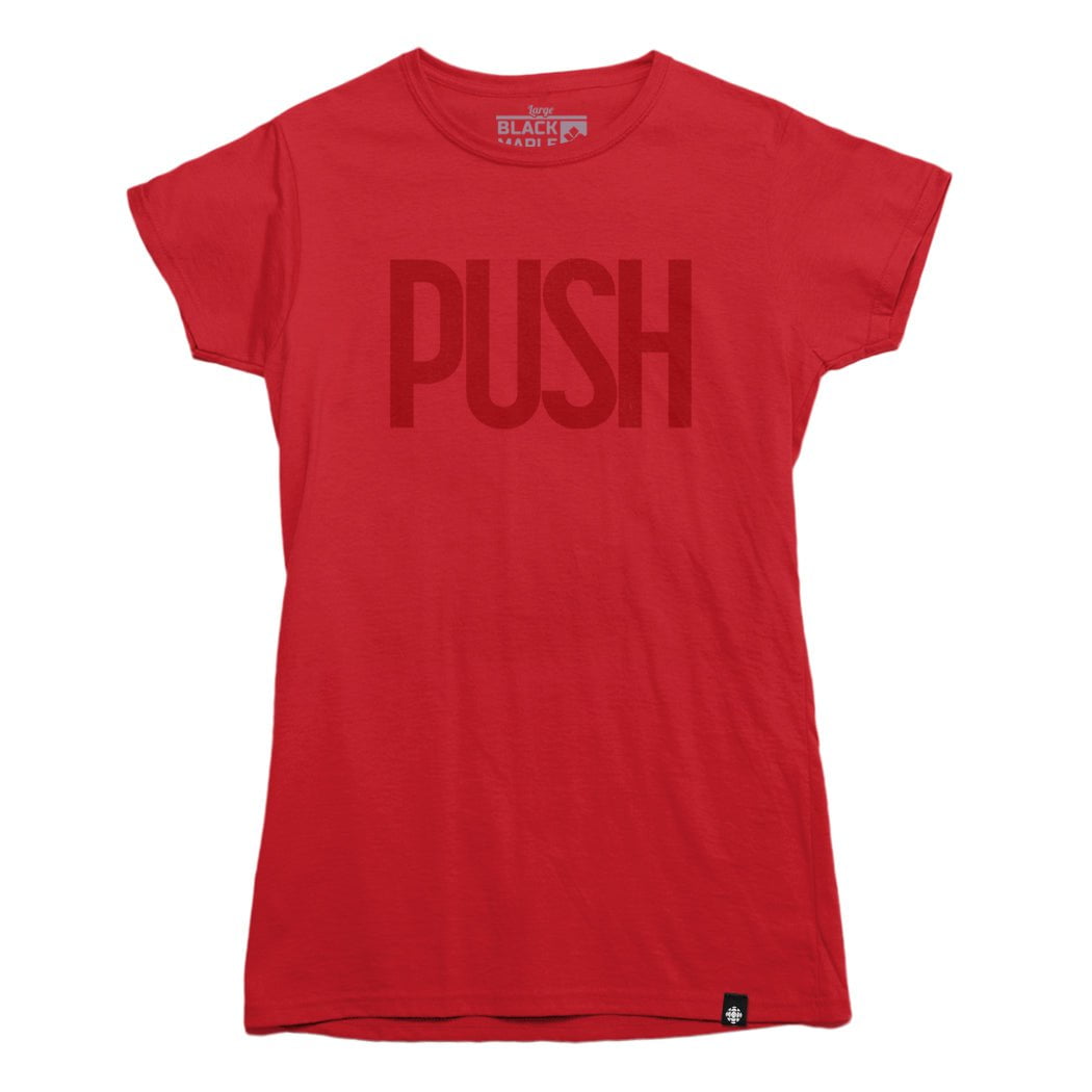 PUSH Tone on Tone Logo T-shirt