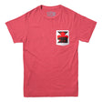 Patchwork Bear Pocket T-Shirt