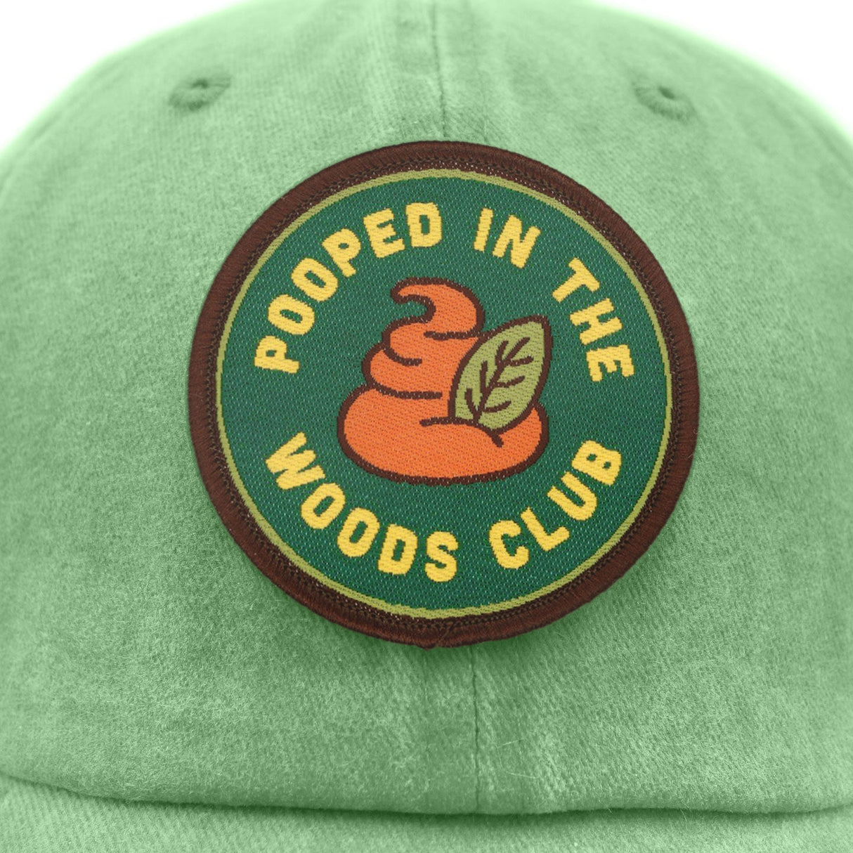 Pooped in the Woods Club Pigment Dyed Dad Cap