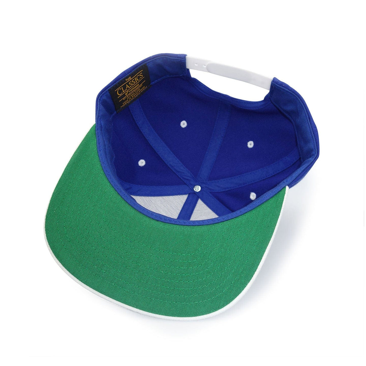 Poutine Baseball Logo Flat Brim Snapback Cap