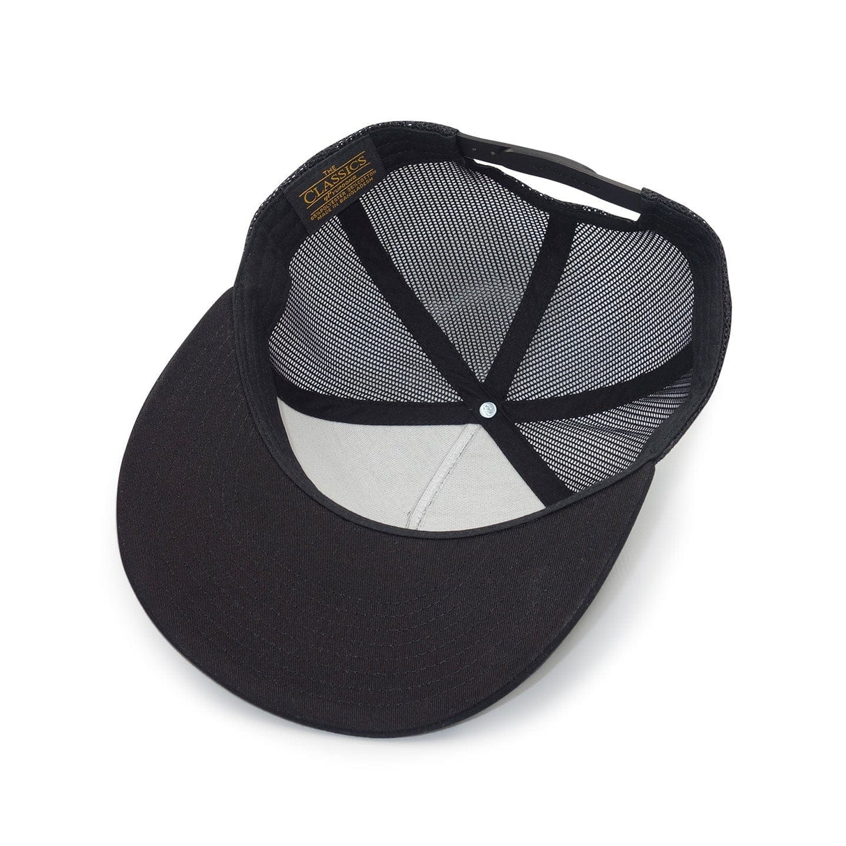 Poutine Black Five Panel Retro Trucker Cap