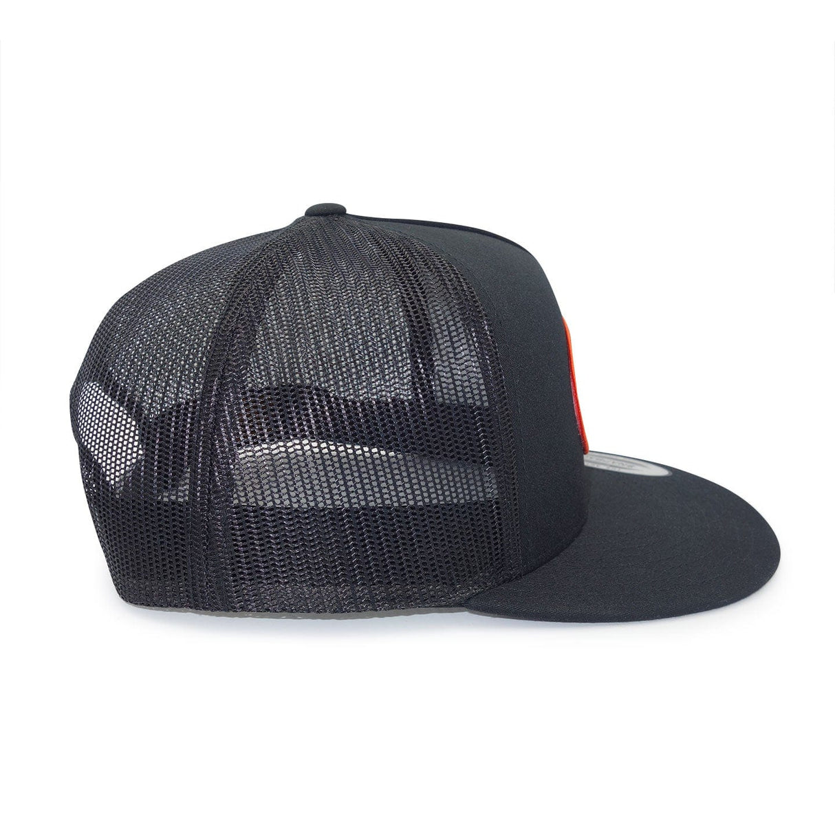 Poutine Black Five Panel Retro Trucker Cap
