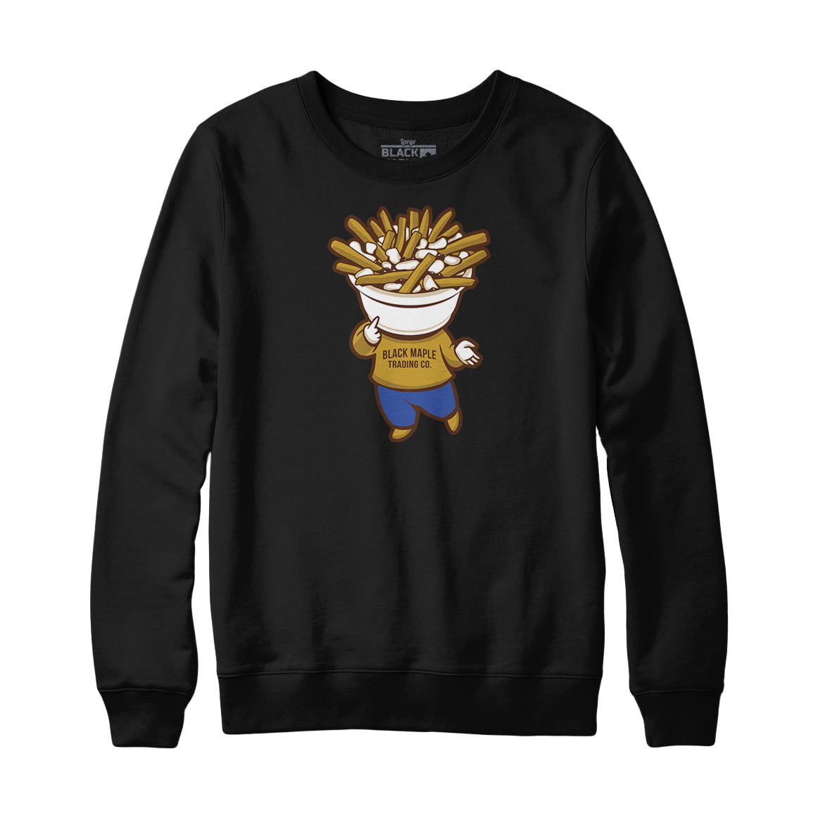 Poutine Head Crewneck Sweatshirt