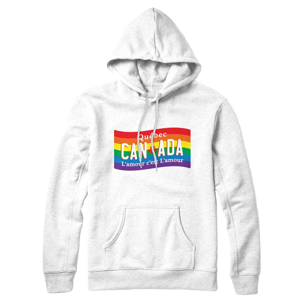 Quebec L'amour c'est L'amour Sweatshirt Hoodie