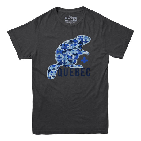 Quebec Patchwork Beaver T-Shirt