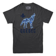 Quebec Patchwork Wolf T-Shirt