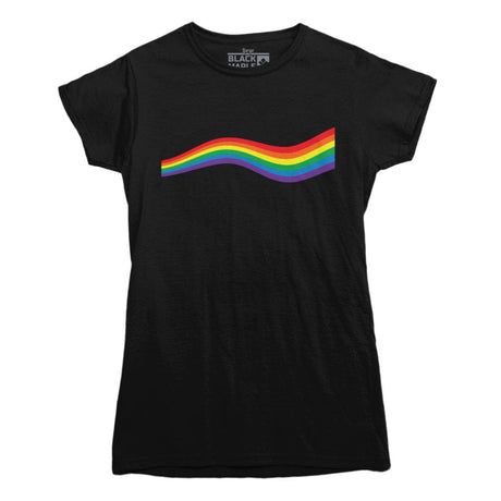 Rainbow Wave Pride Flag T-shirt