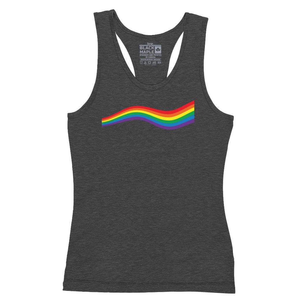 Rainbow Wave Pride Flag Tanktop