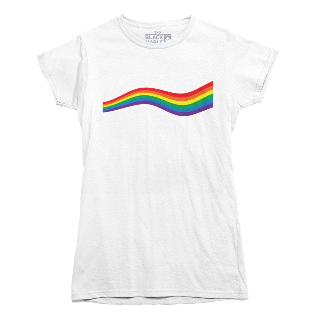 Rainbow Wave Pride Flag T-shirt