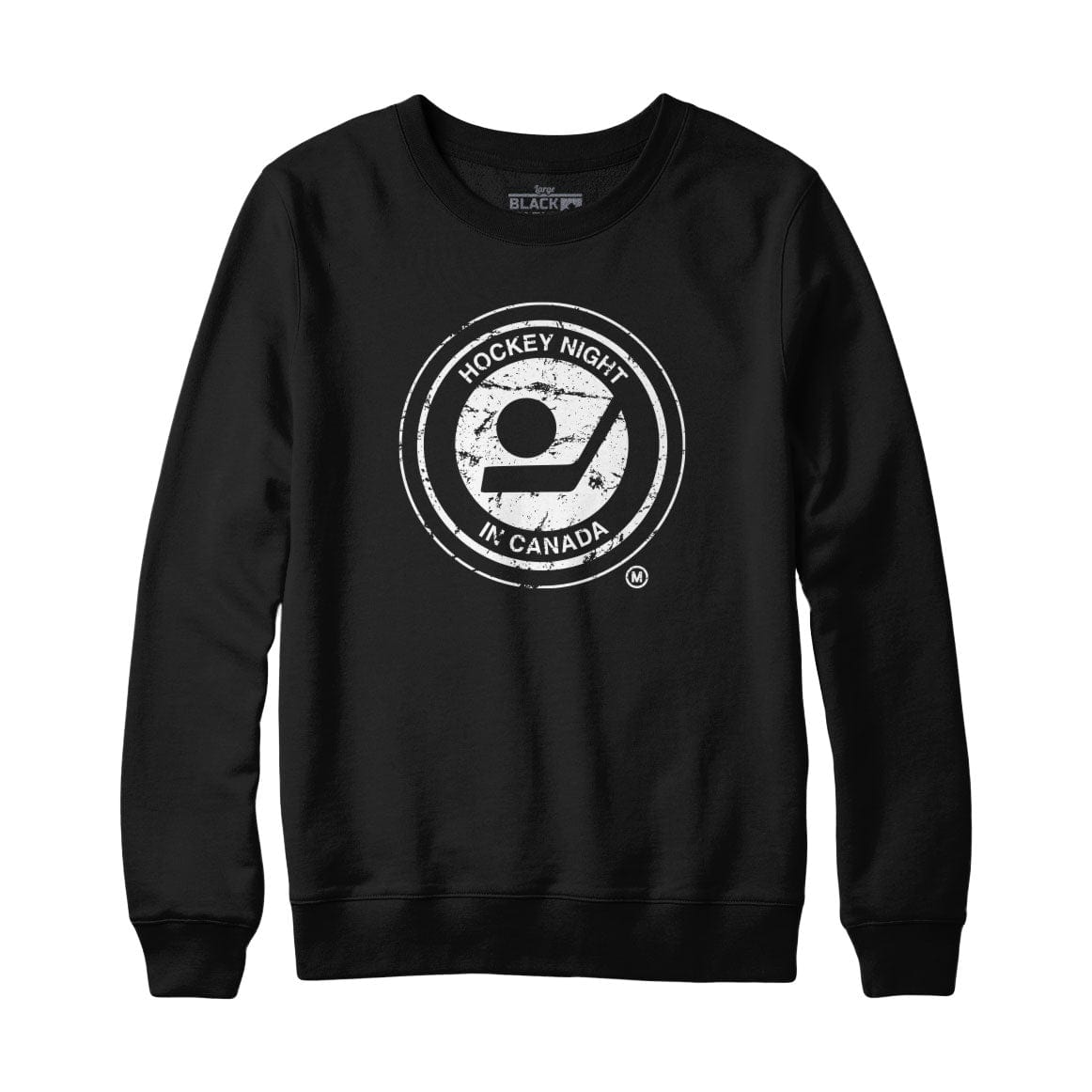 Retro Hockey Night In Canada Distressed Logo Sweatshirt or Hoodie