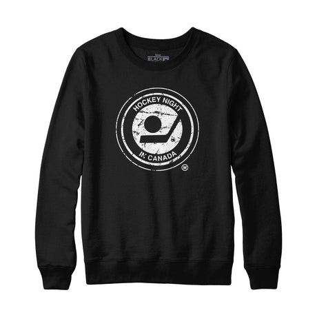 Retro Hockey Night In Canada Distressed Logo Sweatshirt or Hoodie
