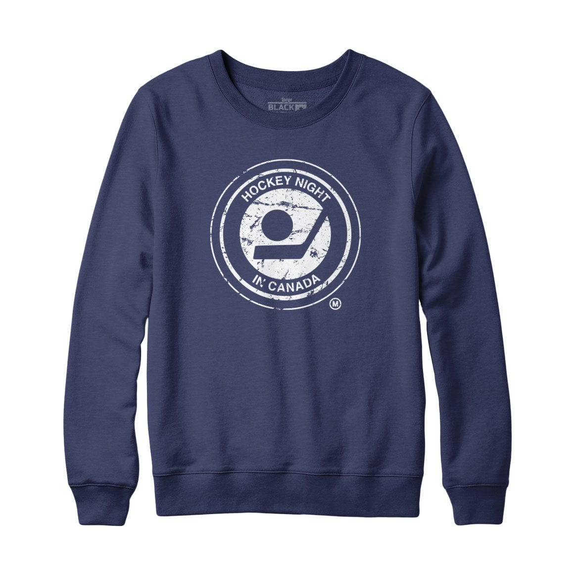 Retro Hockey Night In Canada Distressed Logo Sweatshirt or Hoodie