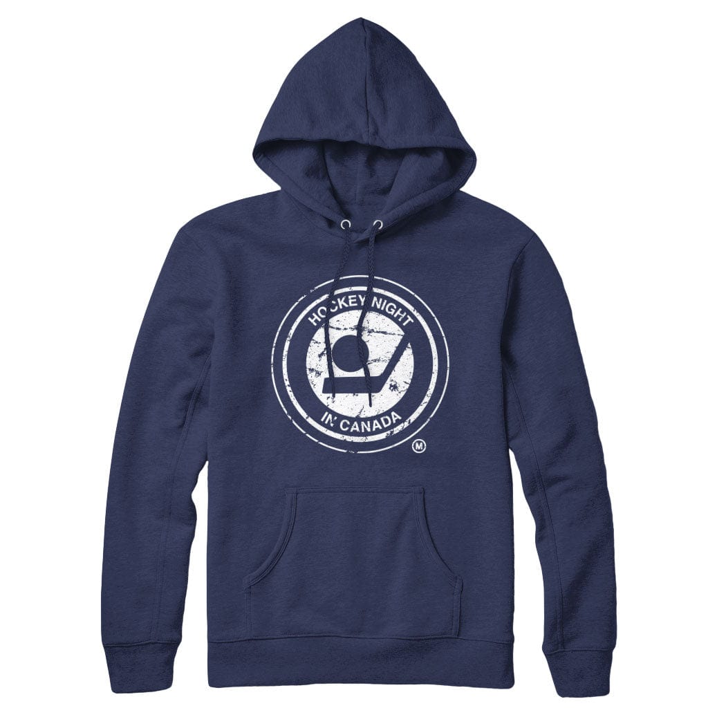 Retro Hockey Night In Canada Distressed Logo Sweatshirt or Hoodie