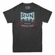 Run Because People Suck Men's T-shirt Charcoal Heather