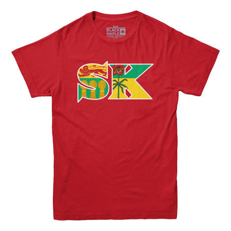 Saskatchewan SK Province Proud Unisex Red T-Shirt