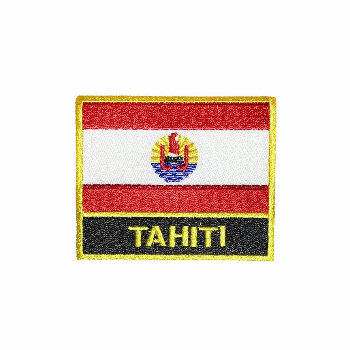 Tahiti Flag Iron On Patch