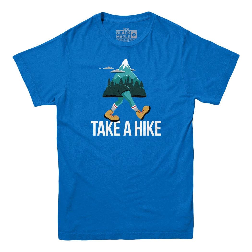 Take A Hike Walking Mountain T-shirt