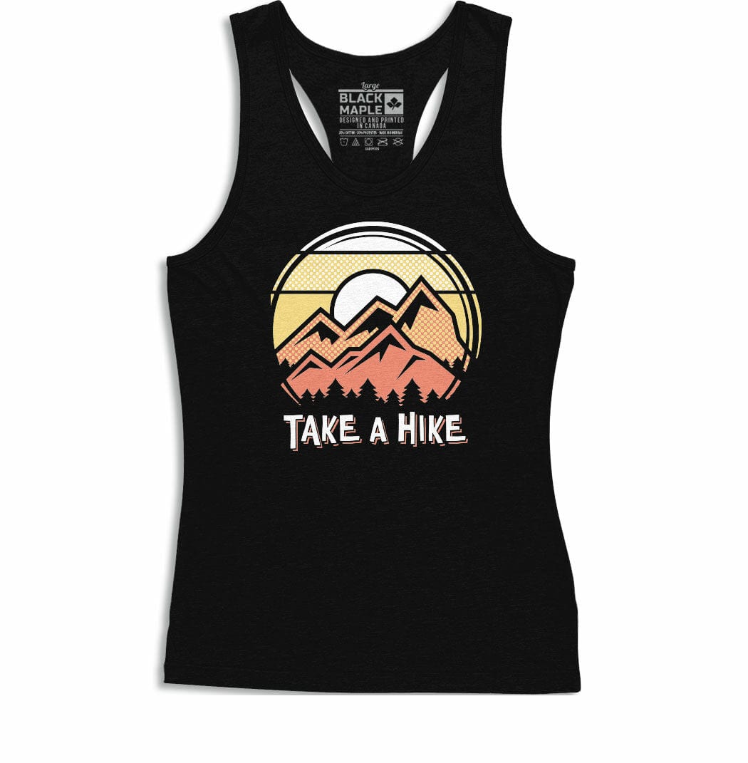 Take a Hike Ladies Charcoal Heather Tank Top
