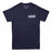 That Curling Show Small Classic Chest Logo Men's Navy T-shirt