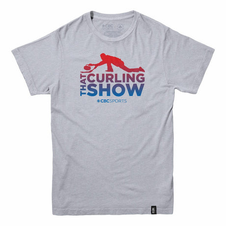 That Curling Show Colourful Leader Men's Sports Grey T-shirt