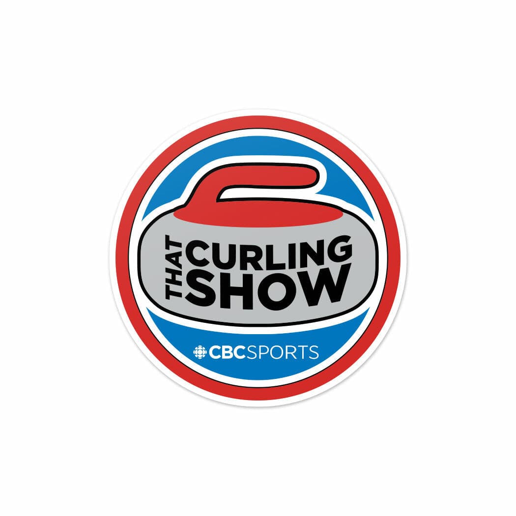 That Curling Show Rock Vinyl Sticker