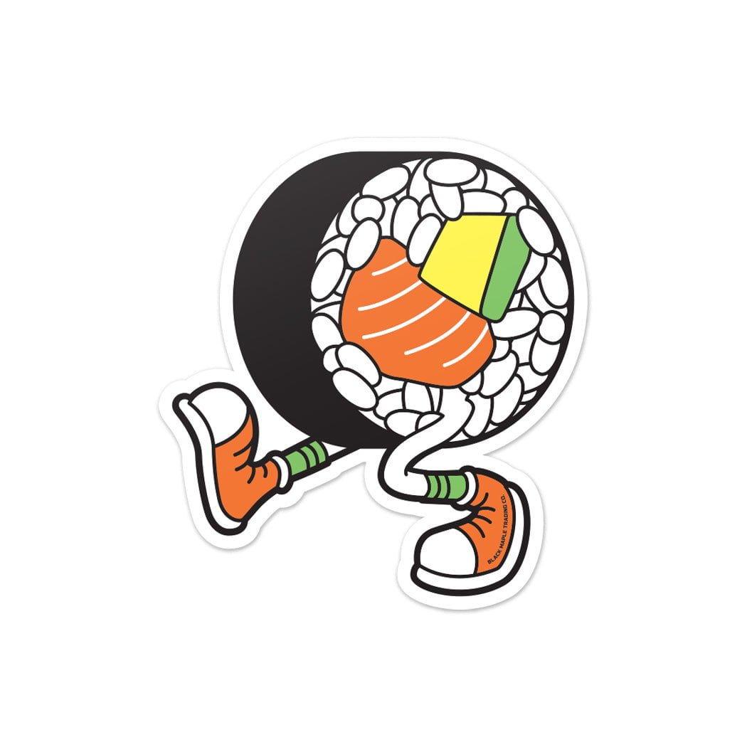 The Best Sushi Roll Sticker
