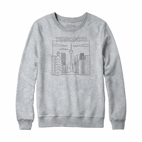 Toronto Perspective Crewneck Sweatshirt Athletic Heather