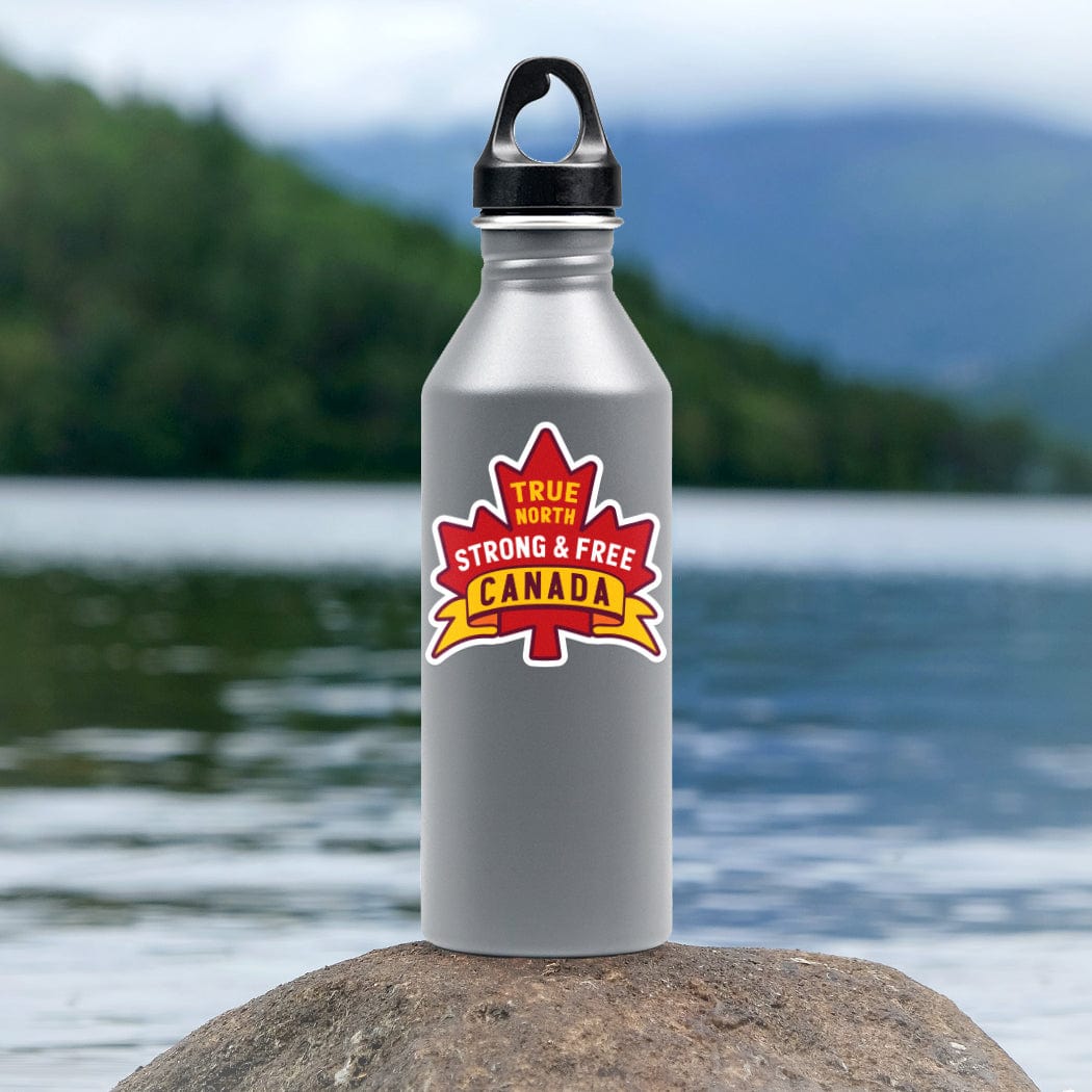 True North Strong and Free Vinyl Sticker