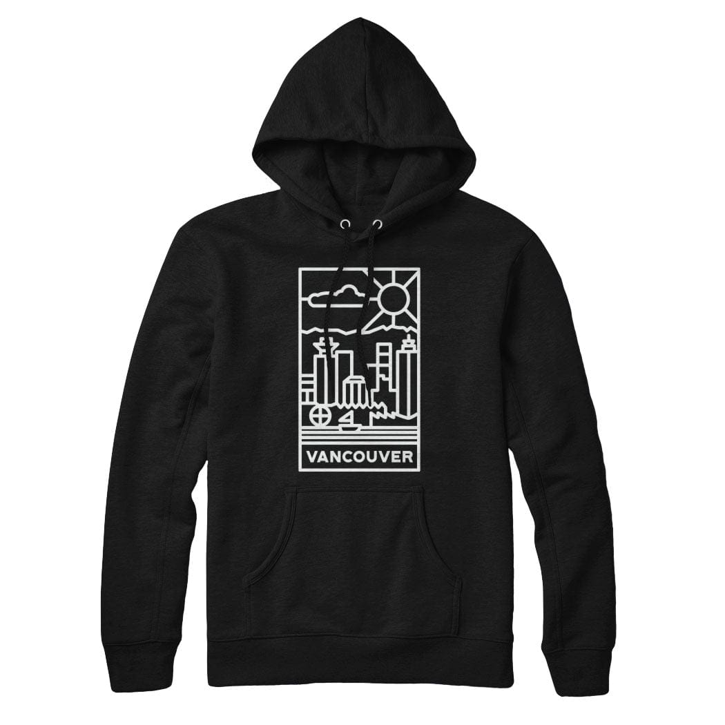 Vancouver Stained Glass Light Logo Sweatshirt Hoodie