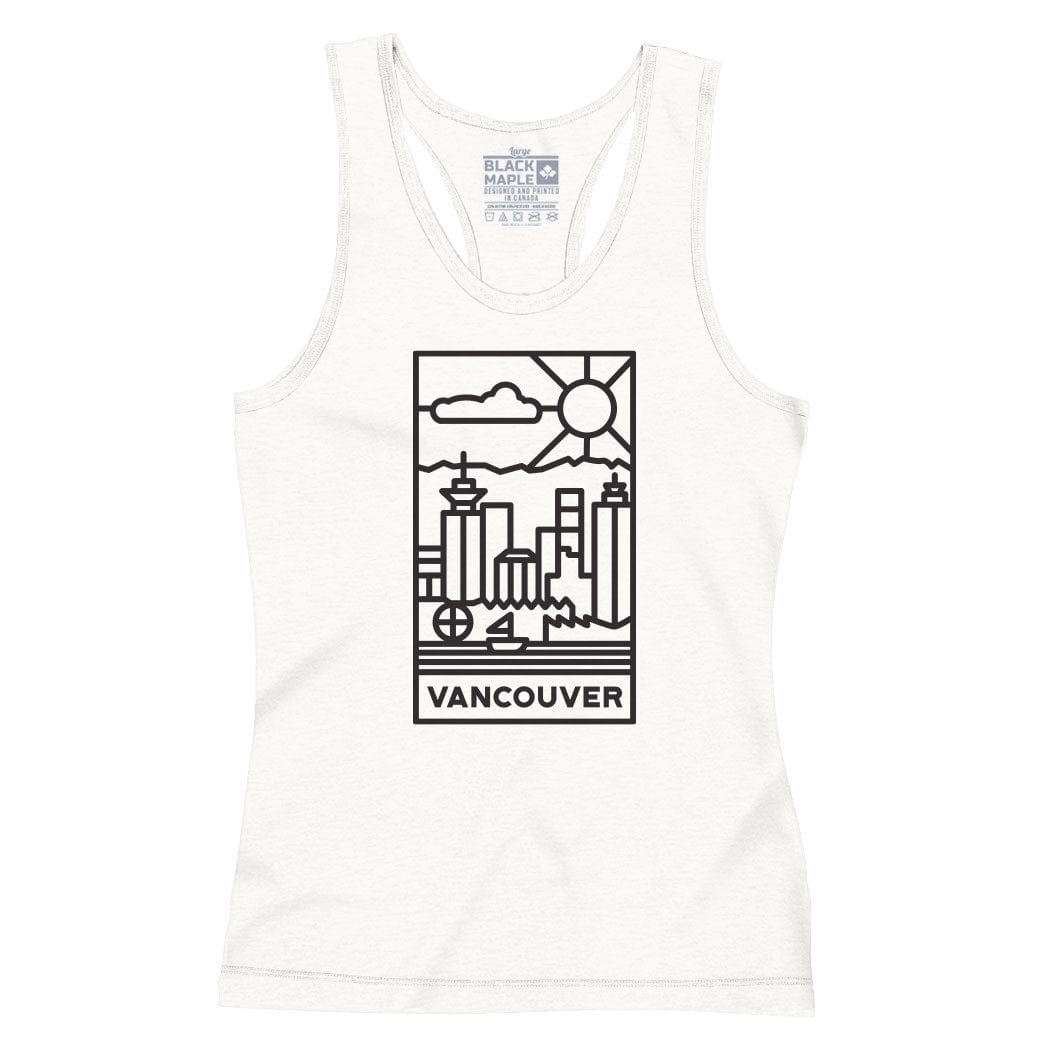 Vancouver Stained Glass Dark Logo Tank Top