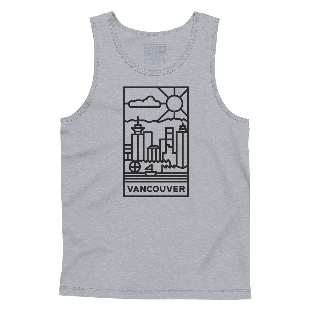 Vancouver Stained Glass Dark Logo Tank Top