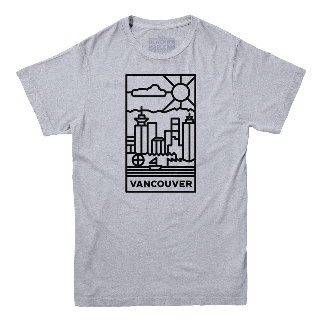 Vancouver Stained Glass Dark Logo T-shirt