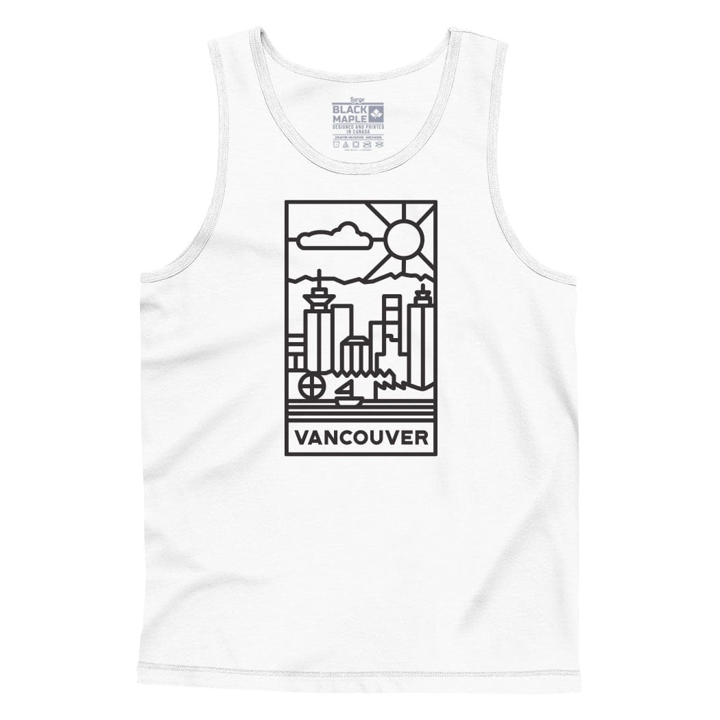 Vancouver Stained Glass Dark Logo Tank Top
