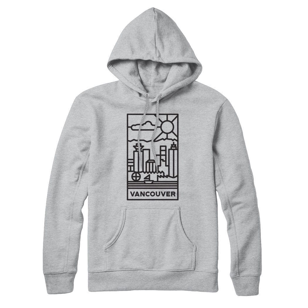 Vancouver Stained Glass Dark Logo Sweatshirt Hoodie