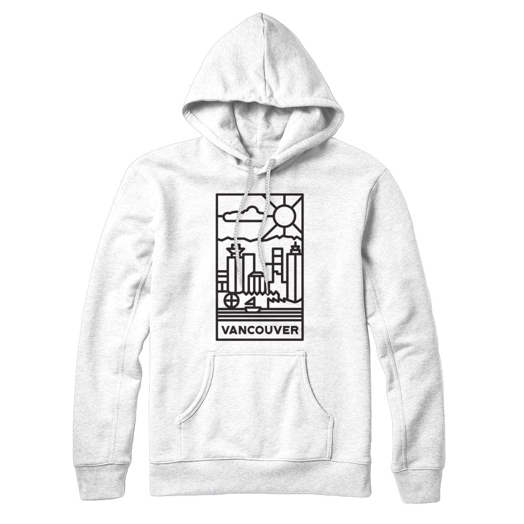 Vancouver Stained Glass Dark Logo Sweatshirt Hoodie