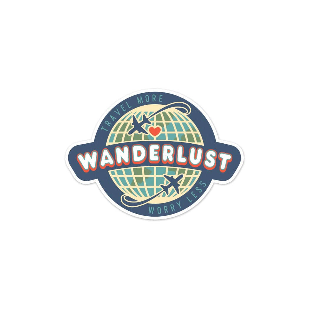 Wanderlust Vinyl Sticker