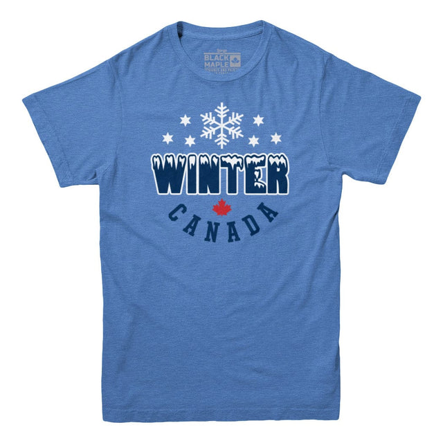 Winter Canada Tshirt Royal Heather