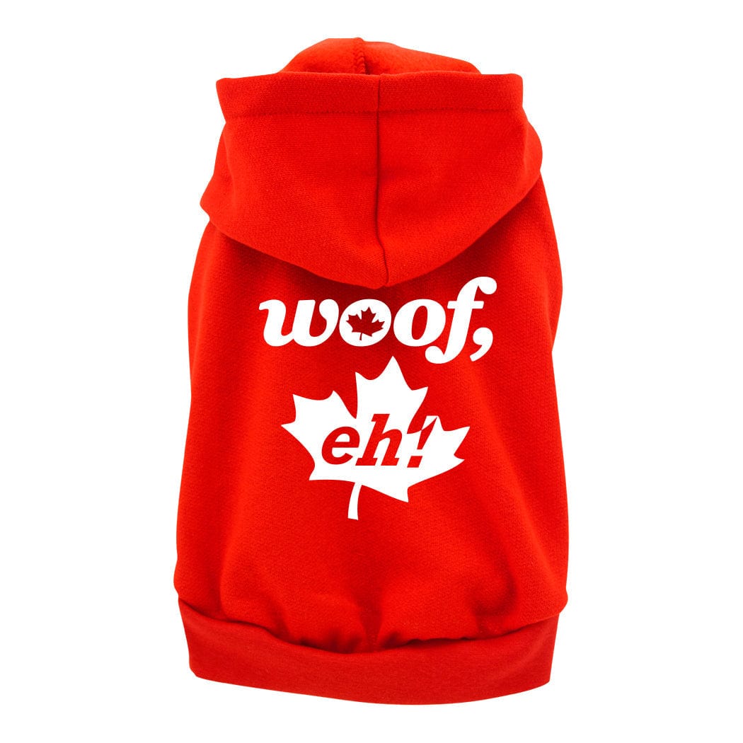 Woof Eh Canada Dog Hoodie