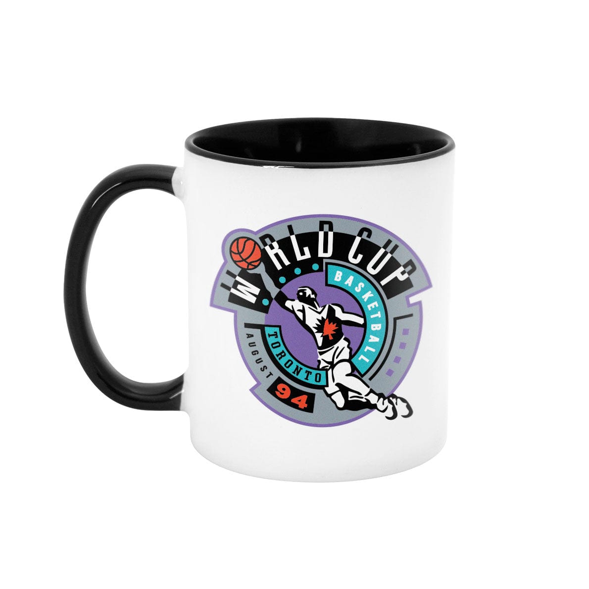 World Cup Basketball Toronto 94 11oz White with Black Mug