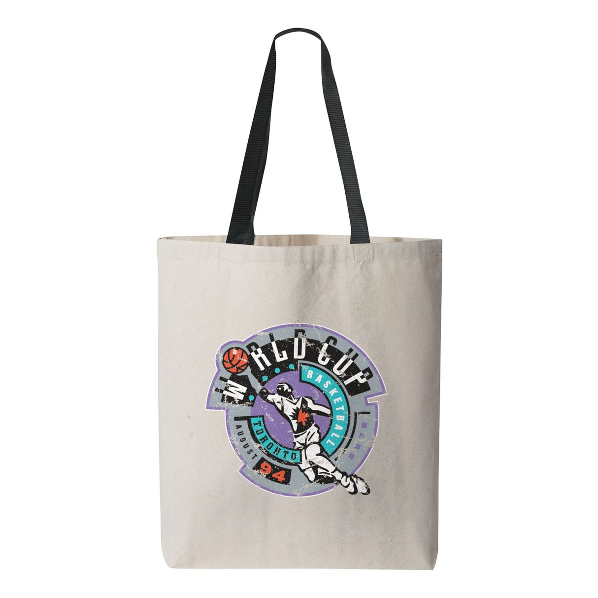 World Cup Basketball Toronto 94 Logo Canvas Tote