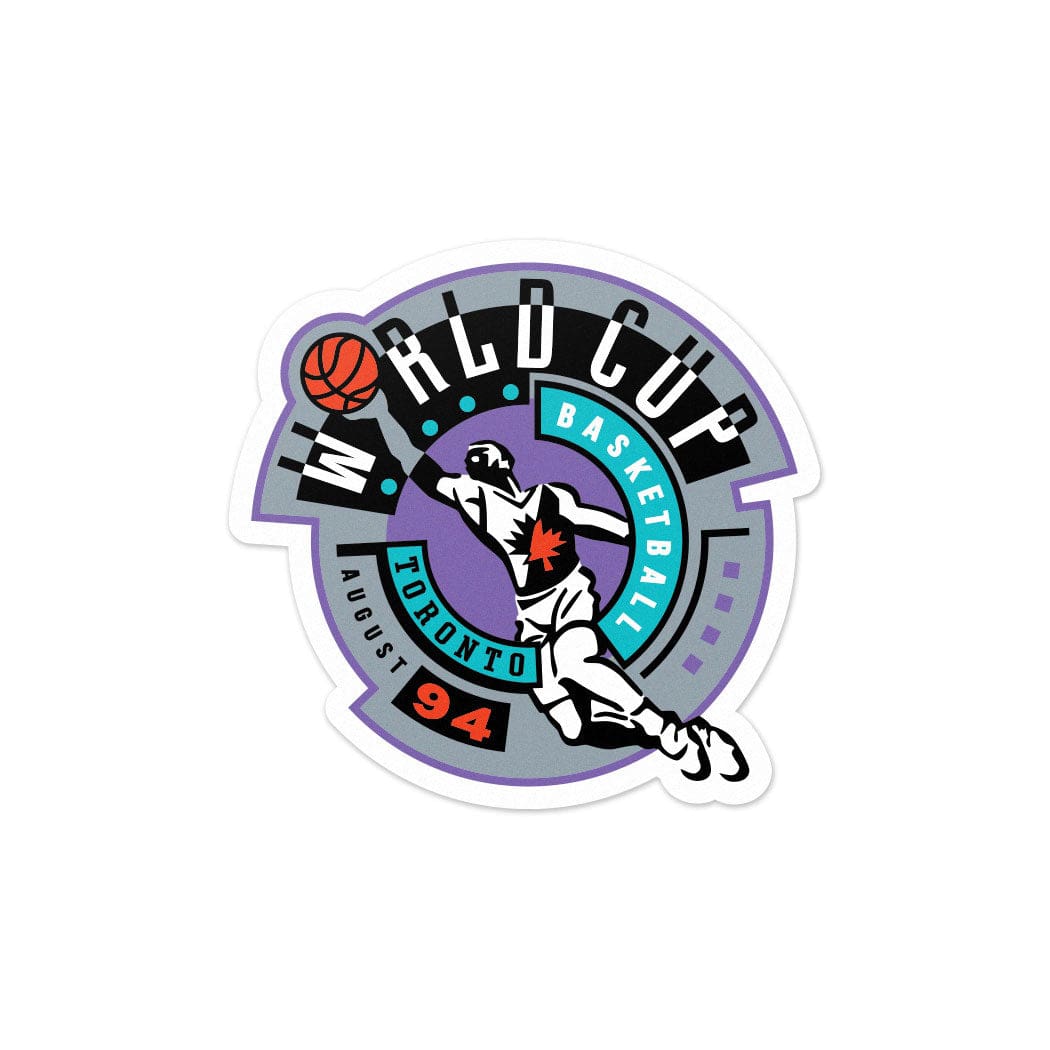World Cup Basketball Toronto 94 Vinyl Sticker