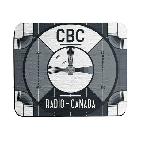 CBC TV Test Pattern Mouse Pad