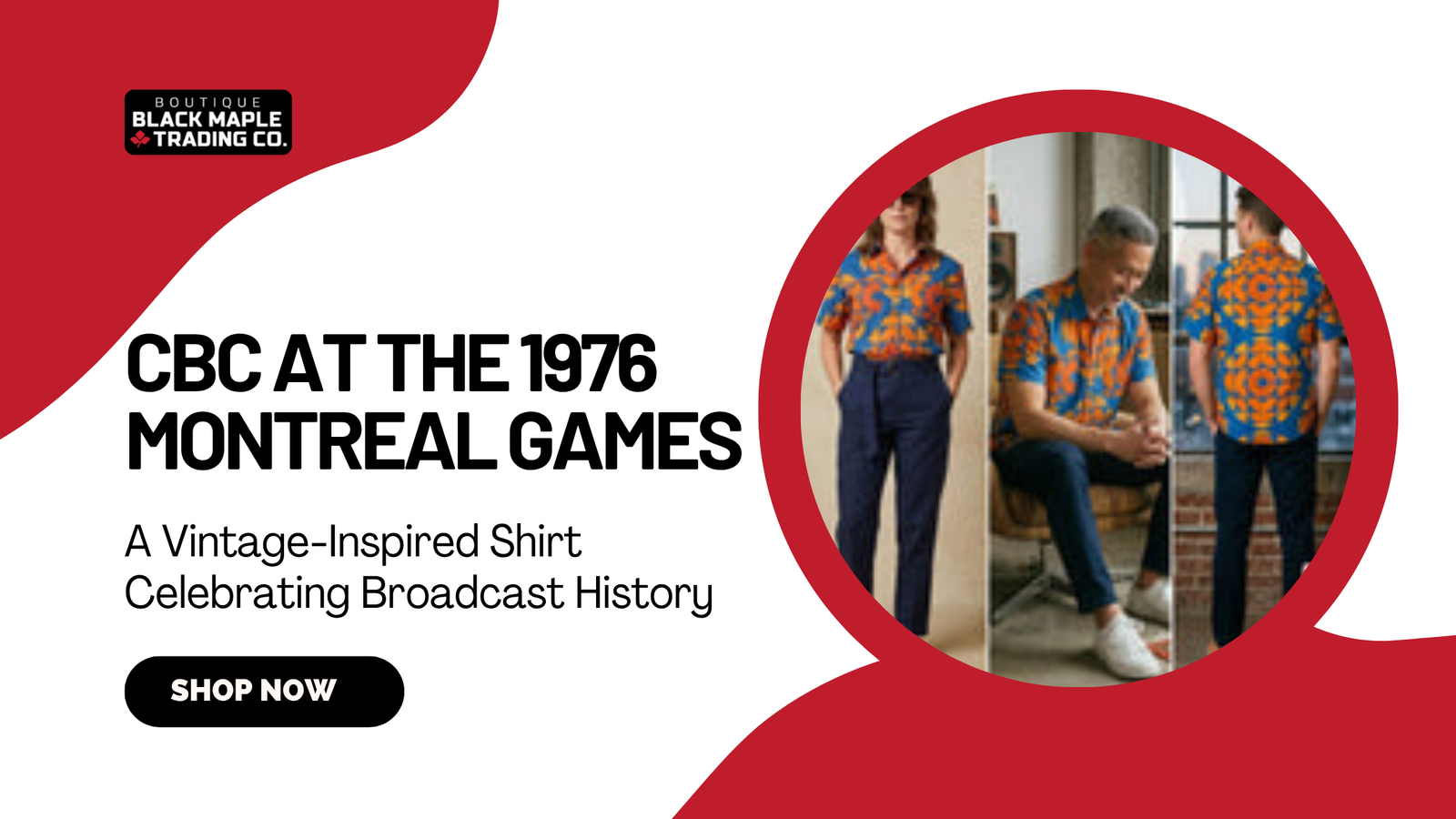 CBC at the 1976 Montreal Games: A Vintage-Inspired Shirt Celebrating Broadcast History