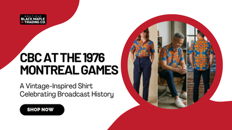 CBC at the 1976 Montreal Games: A Vintage-Inspired Shirt Celebrating Broadcast History