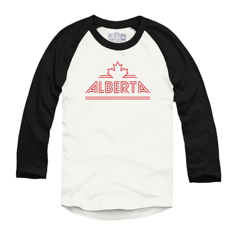 Alberta Retro Stripe Raglan Baseball Shirt