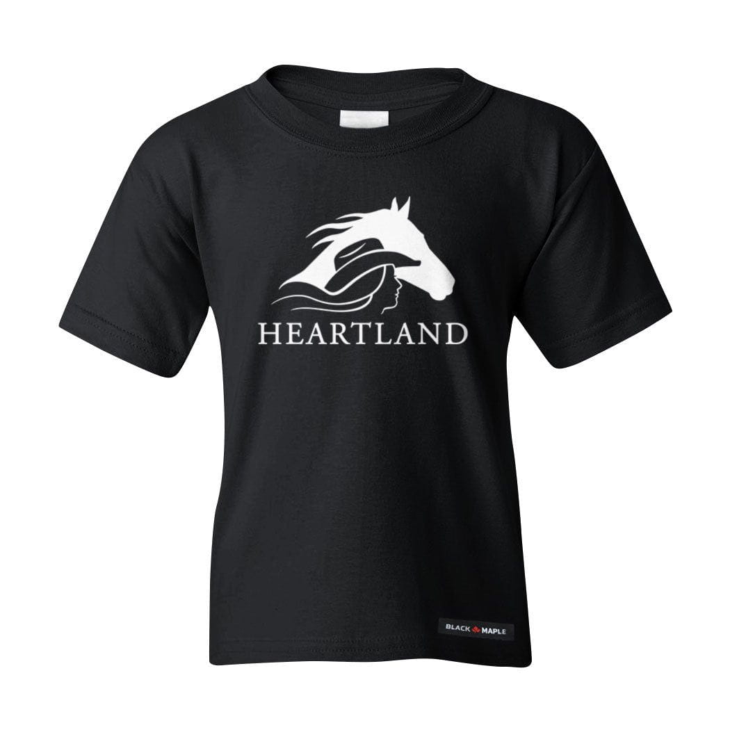 Amy and Spartan Silhouettes Heartland Kids T-shirt