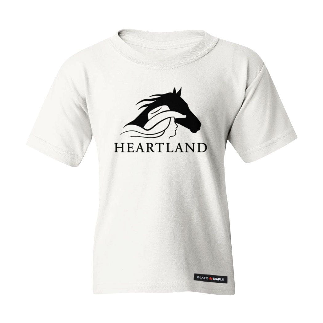 Amy and Spartan Silhouettes Heartland Kids T-shirt